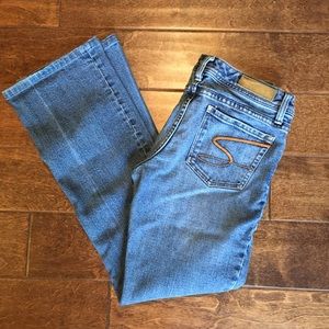 Seven7 Classic Flare Jeans, Medium Wash, 30x29 EUC